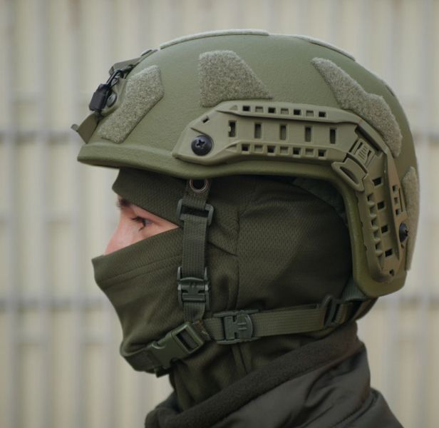 Балістичний покращений шолом  FAST PE GEN III AGGRESSIVE Olive  7149-L фото