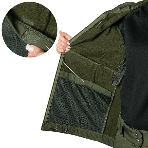 Жіноча куртка Stalker SoftShell Олива (7441) 7441-S фото