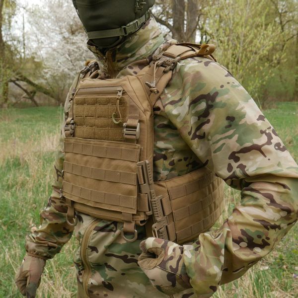 Плитоноска Kiborg GU gen.2 Coyote 0000291 фото