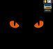Нашивка Cat Eyes Laser Cut Black/Yellow/Blue/GID M-Tac 0001072 фото