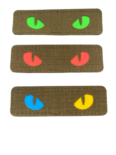 Нашивка Cat  Eyes Laser Cut Coyote/Green/GID M-Tac  0001073 фото